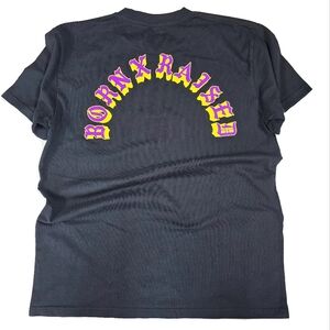 Born X Raised Rocker Tee Lakers Colors Black Purple Gold Tshirt Large